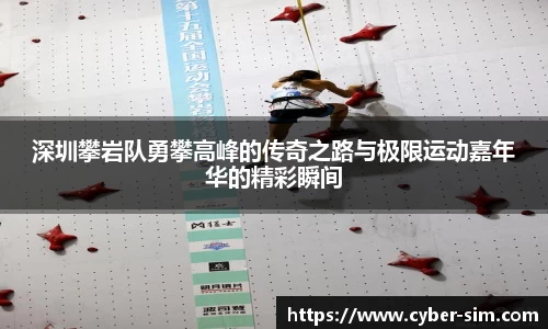 深圳攀岩队勇攀高峰的传奇之路与极限运动嘉年华的精彩瞬间
